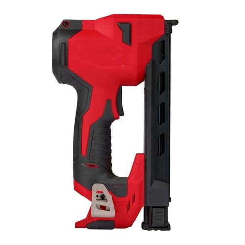 JINYUMT Cable Stapler, for Milwaukee 2448-20 M12 12V Cordless Li-Ion Brushed Cable Stapler(Size:6.5 x 2.65 x 11.6 in) - Bare Tool, Red,black