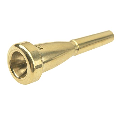1Pcs Yootones Metal Gold Plated Trumpet Mouthpiece Compatible With Trumpet Accessories Parts (7C) #TOP2