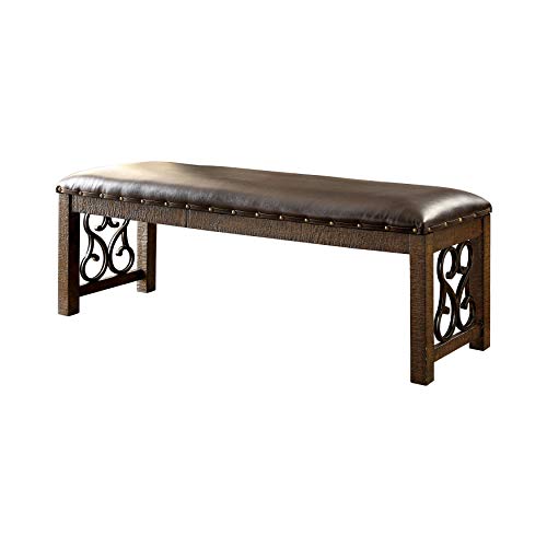 247SHOPATHOME Adria Bench, Brown
