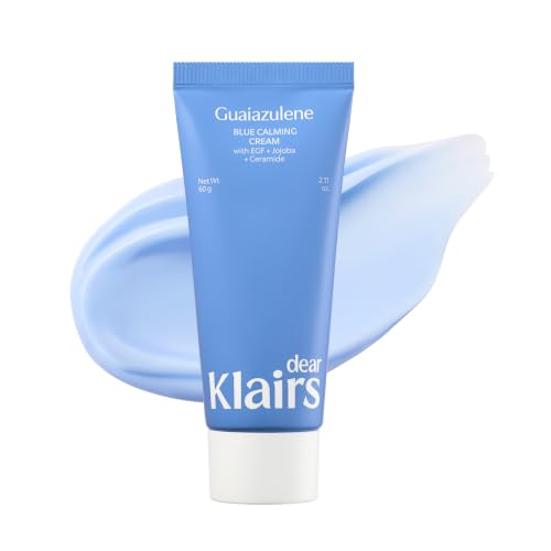 DearKlairs Crema calmante azul medianoche, para pieles grasas, problemáticas y sensibles, calma y calma rápidamente la sensibilidad (2 onzas (paquete de 1))
