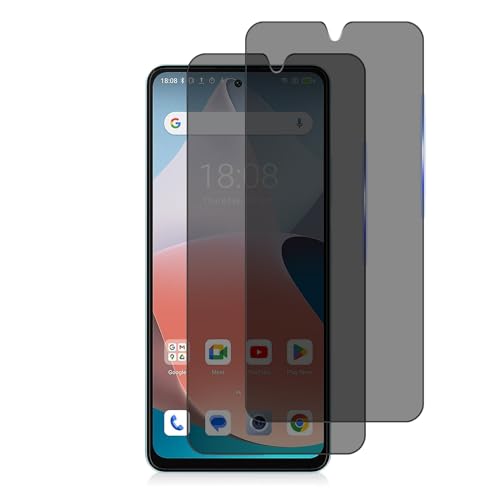 HeeYeal [2 Pack Privacy Screen Protector Compatible with Blackview Shark 8, [9H Hardness] [Anti-Scratch] [Case Friendly] Anti-Spy Anti Peeping Tempered Glass Protection Film for Blackview Shark 8