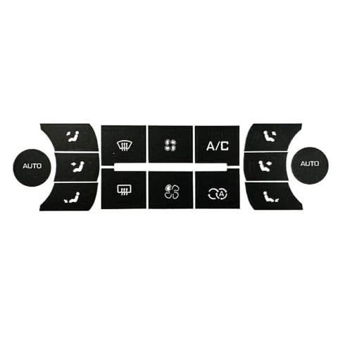 Stickers pour Citroën C5 2010-2016 - Autocollants panneau climatisation bouton interrupteur