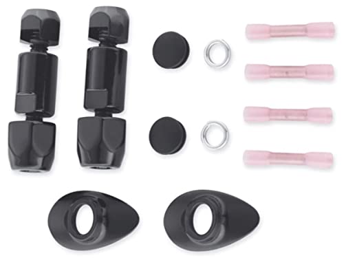 Black Detachable Sissy Bar Backrest Directional Relocation Kit Harley Davidson Softail Quick Release Passenger Sissybar 2003-2017 Detachables Back Rest 54268-10 Fat Boy Fatboy Springer Turn Signal Hd #TOP21
