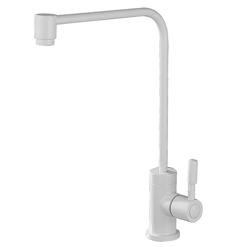 Robinet évier de cuisine rotatif 360° gris moderne en finition Bianco élégante