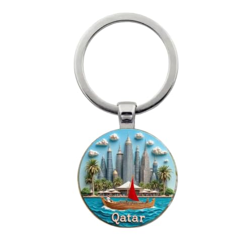 Porte-clés du Qatar pour retrouver facilement vos clés de voyage dans votre sac