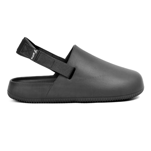 Image of YOHO Glide Clog Sandals for Men | Mule Shape Clogs with Adjustable Straps | Lightweight & Waterproof Cushioned Footwear for Everyday Use