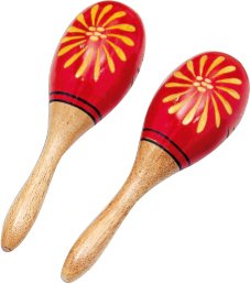 Coppia Maracas in legno