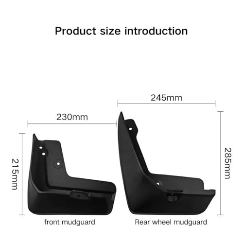 Guardabarros flaps barro salpicaderas delanteras traseras Cadillac XT5 3