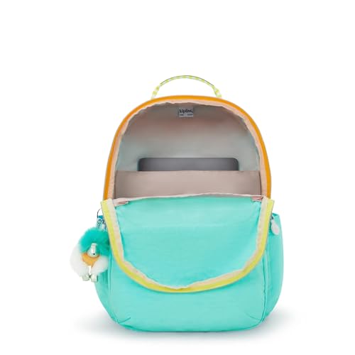 Image of Kipling Women's Seoul Fc 15 inch Laptop Backpack, Durable, Roomy with Padded Shoulder Straps, Built-In Protective Sleeve