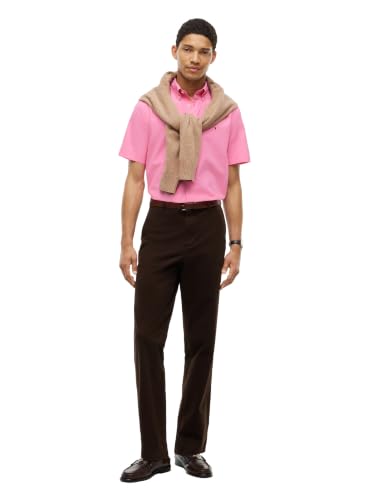 Image of Tommy Hilfiger Men's Short Sleeve Poplin Shirts in Regular Fit, Men's Button Down Shirts