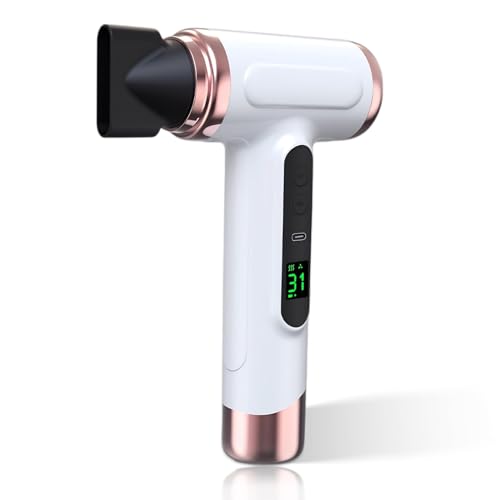 Vikye Cordless Hair Dryer,15000mAh Rechargeable Hair Dryer,3 Adjustable Cold Hot Wind,200W Battery Operated Hair Dryer for Travel Camping