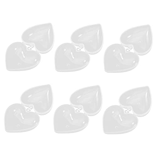 DECHOUS Crib Pacifier Catcher Pacifier Holder Heart Shape Baby Storage Box Compact Travel Container Pp Material