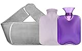 Hot Water Bottle,Hot Water Bottle with Cover,Hot Water Bottle with Waist Cover,Hot Water Bag with...