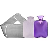 Hot Water Bottle,Hot Water Bottle with Cover,Hot Water Bottle with Waist Cover,Hot Water Bag with...