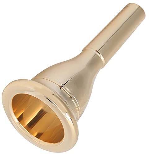 Embout de tuba basse et cor d'harmonie en cuivre argenté de haute précision