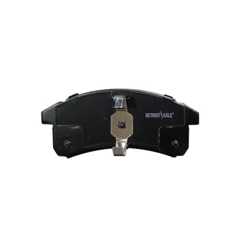 Image of Detroit Axle - Front Brake Pads for Buick LeSabre Park Avenue Riviera Chevrolet Camaro Lumina APV Cadillac DeVille Eldorado Seville Firebird Olds 98 88, Ceramic Brake Pads w /Hardware Replacement