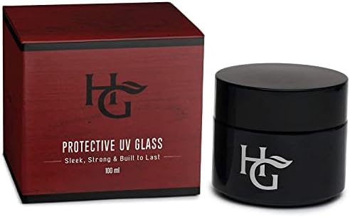 HERB GUARD - Quarter Oz Airtight Container & Smell Proof Jar (100ml) Bonus Humidity Pack Keeps Goods Fresh for Months