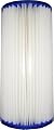 Watts Premier WP202134 20-Micron Full Flow Pleated Sediment Replacement Cartridge, 1 Count (Pack of 1), White