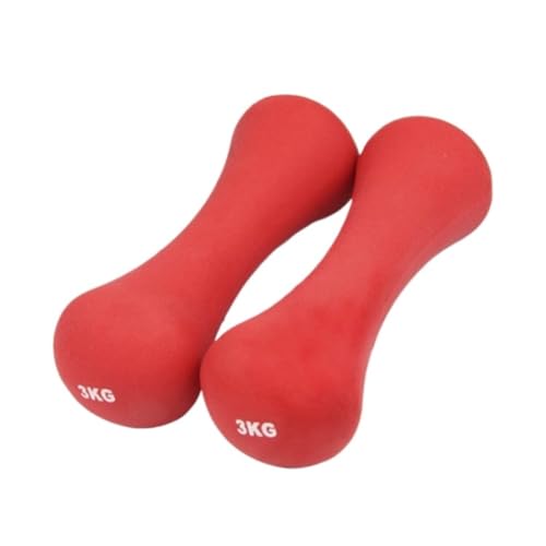 HUNTFF Mancuernas de fitness de plástico para mujeres para hacer aeróbic para adelgazar los brazos mancuernas fitness yoga equipo fitness mancuernas