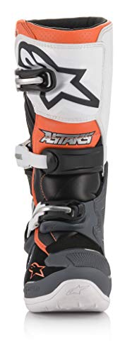Alpinestars 2015017-1124-08 Tech 7S Boots Blk/Gry/Wht/Fluo Org Sz 08