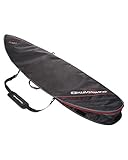 Clothing Ocean and Earth Compact Day Shortboard Surfboard Bag 6ft8 Black Light Red