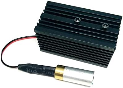 LAB Industrial 532nm 10mw 5VDC Green Laser Diode Dot Module with 62x32mm Cooling Heatsink for 12mm Laser Diode Module
