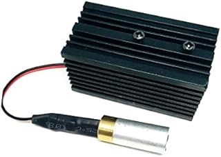 LAB Industrial 532nm 10mw 5VDC Green Laser Diode Dot Module with 62x32mm Cooling Heatsink for 12mm Laser Diode Module
