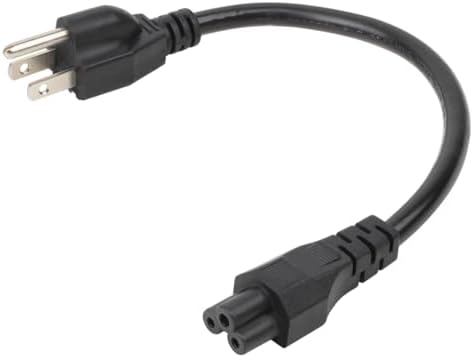Short 1-Feet C5 Power Cord, Short USA 3-Prong Male to IEC 320 C5 Power Cable, Nemav5-15P to C5 for Desktop Chargers, Etc image 4