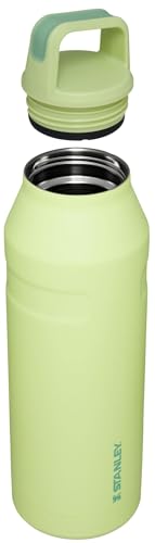 Image of Stanley IceFlow Cap and Carry Water Bottle | Wide Mouth Twist Lid | Lightweight & Leakproof for Travel & Sports | Insulated Stainless Steel | BPA-Free