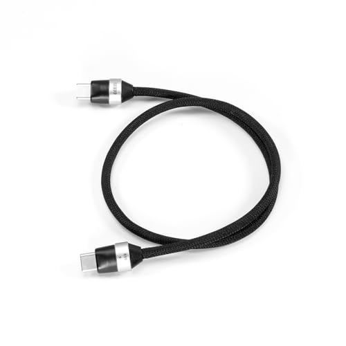 ddHiFi PC02 ブラック 40cm 軽量メッシュカバー付き高速充電ケーブル 60W PD 3.0対応 スマートフォン用