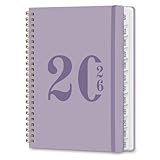 2026 Planner, Weekly and Monthly Calendar Agenda Book, Jan 2026 - Dec 2026, Hardcover Planning Academic Planner for Office School Supplies and Desk Accessories - A5 (6.3'' x 8.5'')