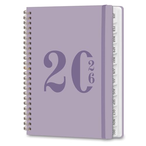 2026 Planner Weekly and Monthly Calendar Academic Planner Jan 2026 - Dec 2026 Planning Agenda Book for Desk Accessories and School Supplies - A5 (6.3 x 8.5)