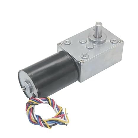 Robomalls Brushless DC Worm Gear Reduction Motor with Encoder (12V 160 RPM)-image-46