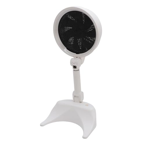 Fabater Campana Extractora Plegable Portátil, Extractor de Cocina de 3 Velocidades para Barbacoa Interior, y ángulo Ajustables para Espacios Compactos, Color Blanco