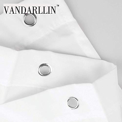 Vandarllin Home&Family Waterproof Fabric Bathroom Shower Curtain With Hooks Red Rose Flower Floral Print Design 66 X 72 #TOP6