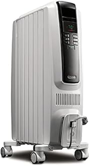 De'Longhi Dragon Digital Oil Filled Radiator Heater, 1500W Electric Space Heater for indoor use, programmable timer, Energy Saving, full room heater with safety features TRD40615E