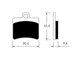 Einfach zu verwenden V PARTS 8430525038509 Belag Bremse hinten für Aprilia SR50