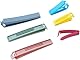 Yarall 32 Stück Verschlussclips für Lebensmittel, gebogenes Design, Kunststoff Verschlussklammern und Tütenclips, Clips für Tüten in 2 Größen – 11 cm × 20 & 8 cm × 12