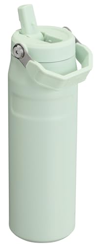 Image of Stanley IceFlow Flip Straw 2.0 Water Bottle 24 OZ | Built-In Straw with Larger Opening | Lightweight & Leak-Resistant | Insulated Stainless Steel | BPA-Free | Mist