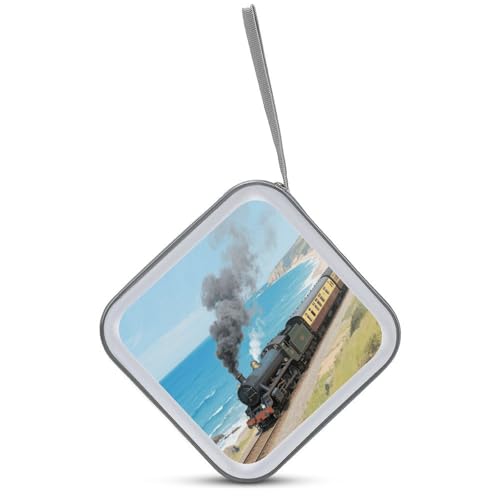 Carpeta de almacenamiento para discos Steam Train para evitar arañazos con gran capacidad de 40 4