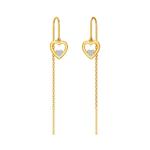 Image of Joyalukkas 22k (916) Purity BIS Certified Sui Daga Gold Earrings For Women