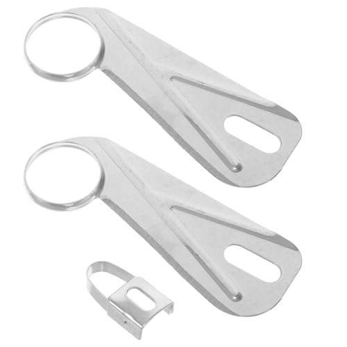 Healeved 3 Piezas Cuchillas Repuesto para Pelador de Manzanas de Acero Inoxidable Compatible con Peladoras Patatas y Frutas para Cocina Profesional