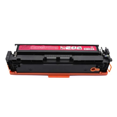 4color 205A CF530A Toner Cartridge,Compatible For HP Pro M154a M154nw MFP M180n M181fw Printer Color INK Cartridge(205A-Magenta)