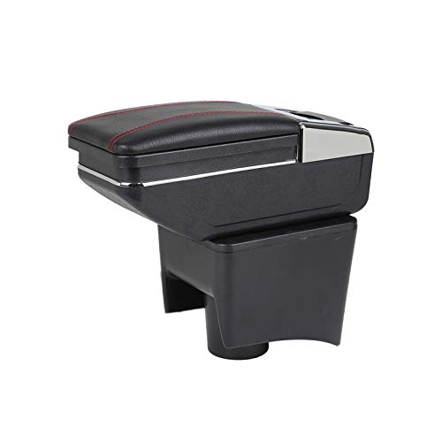 Para Volkswagen Polo 9N 2010-2019 Apoyabrazos Caja