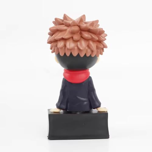 Image of FUNFOB Jujutsu Kaisen Yuji Itadori Action Figure Height -10cm Collectible for Anime Fans Manga Weeb PVC Multicolour (Yuji On Box)