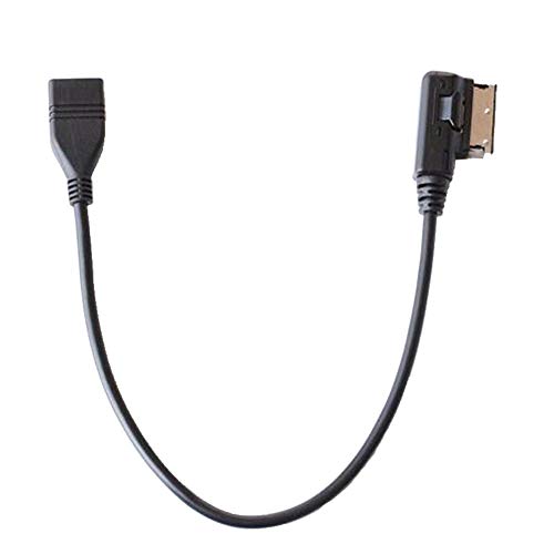 Adaptateur de câble MP3, Interface de Musique USB AMI MMI AUX Adaptateur de câble MP3 pour A3 S4 A5 S5 A6 S6 A7 A8 Q5 Q7 R8
