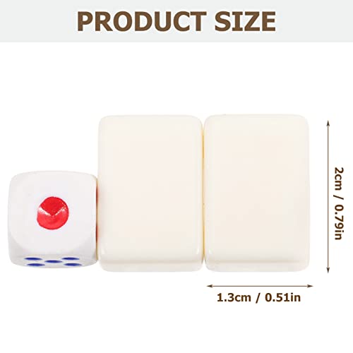 Jeu de mahjong chinois portable Milisten compact pour petit espace