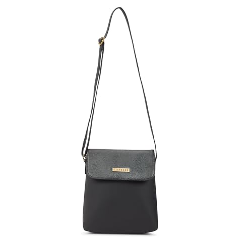 Image of Caprese Fergi Large Crossbody Bag for Women with Adjustable Strap | Versatile Handbag with Zipper & Magnetic Button Closure for Everyday Use, Travel, & Special Occasions