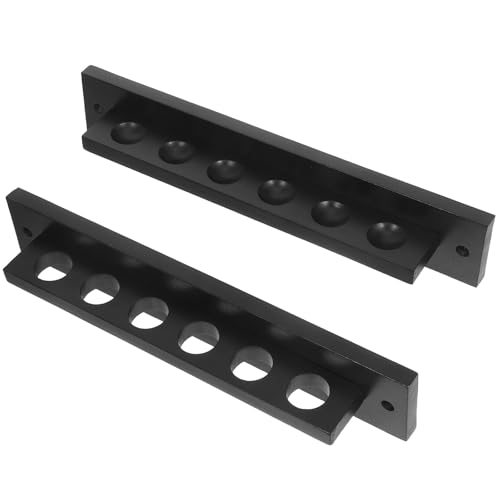 Costruzione robusta: realizzato in legno massello, questo porta stecche da biliardo da parete promette eccezionale stabilità e longevità, fungendo da porta stecche da biliardo in legno massello per l'uso quotidiano, porta stecche da biliardo in legno massello, porta stecche da biliardo da parete