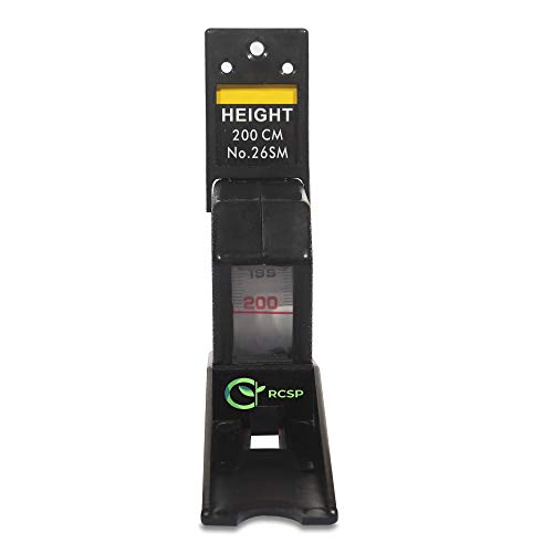 Image of RCSP Height Measuring Scale Stature Meter 200cm /2m for Height Measurement, Wall Mounted Growth Meter for Kids & Adults | Durable Plastic Roll Ruler Tape for Gym, Home